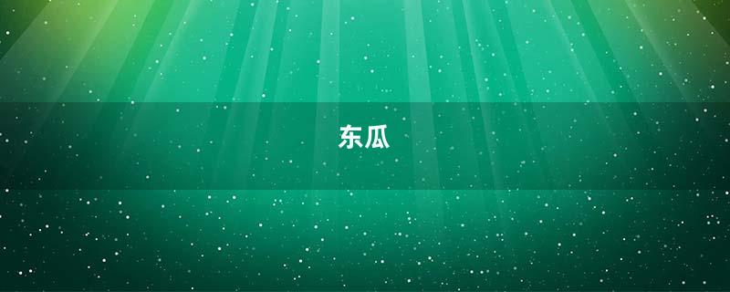 东瓜