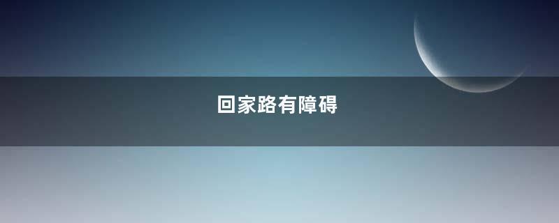 回家路有障碍