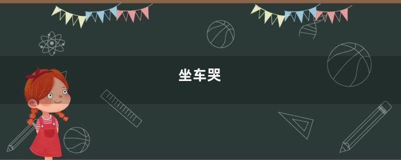 坐车哭