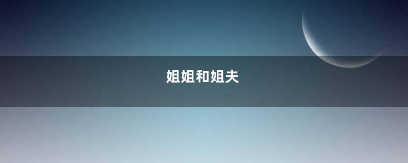 姐姐和姐夫