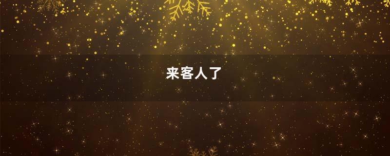 来客人了