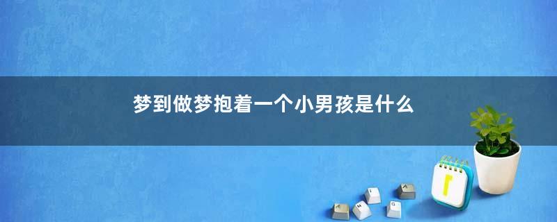 梦到做梦抱着一个小男孩是什么意思