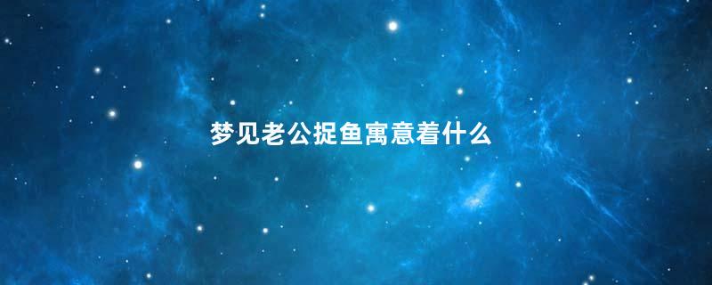 梦见老公捉鱼寓意着什么