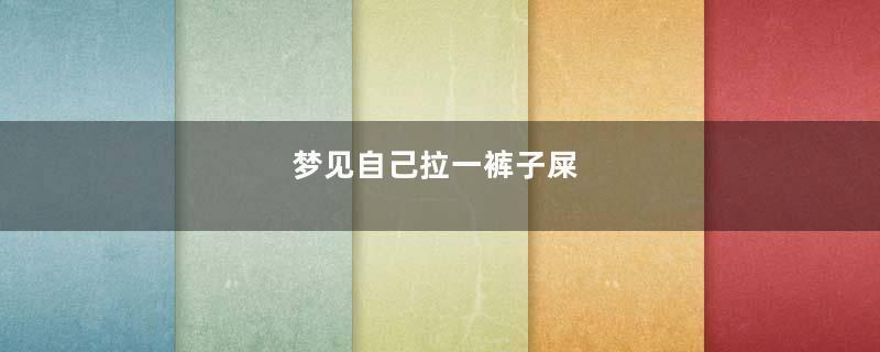 梦见自己拉一裤子屎