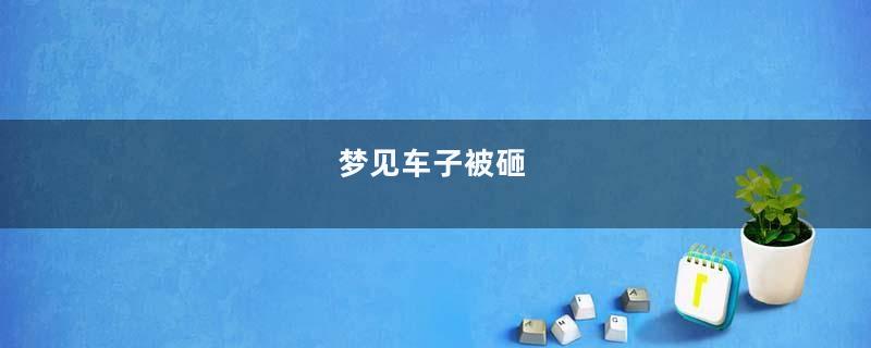 梦见车子被砸