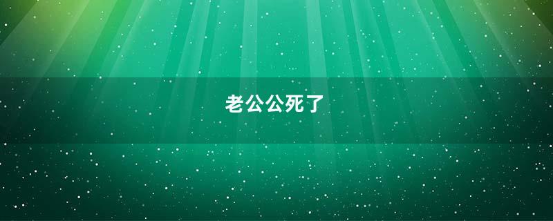 老公公死了