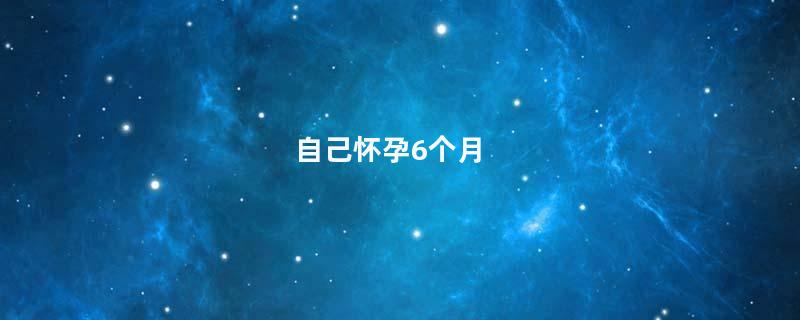 自己怀孕6个月