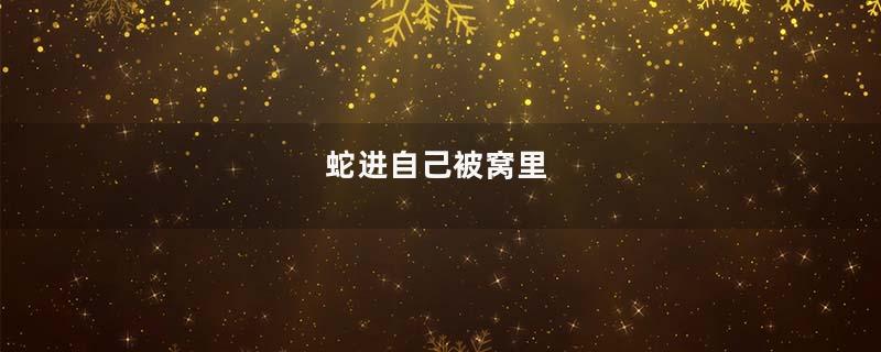 蛇进自己被窝里