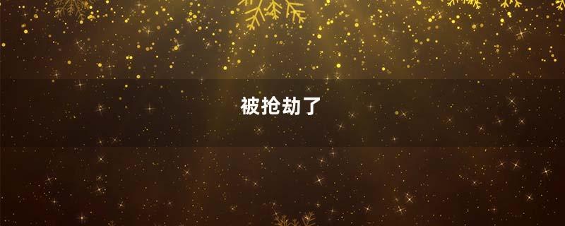 被抢劫了