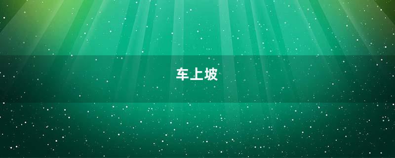 车上坡