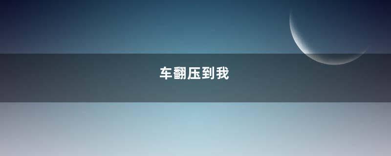 车翻压到我