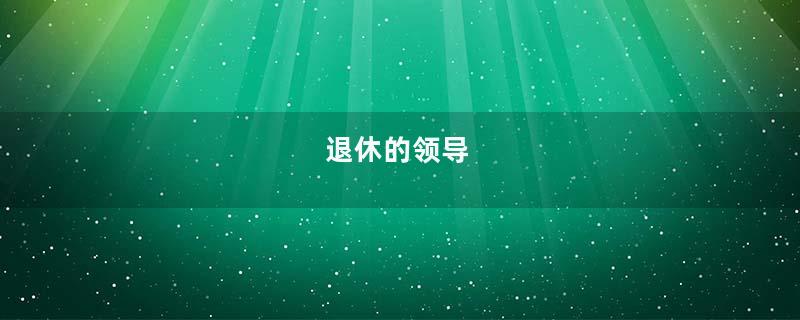 退休的领导