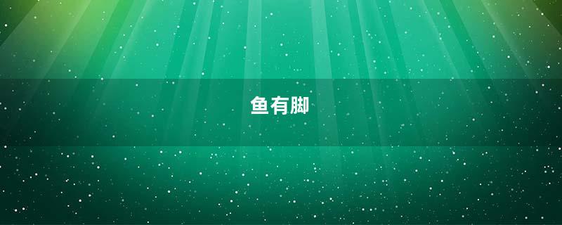 鱼有脚