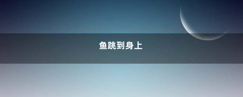 鱼跳到身上
